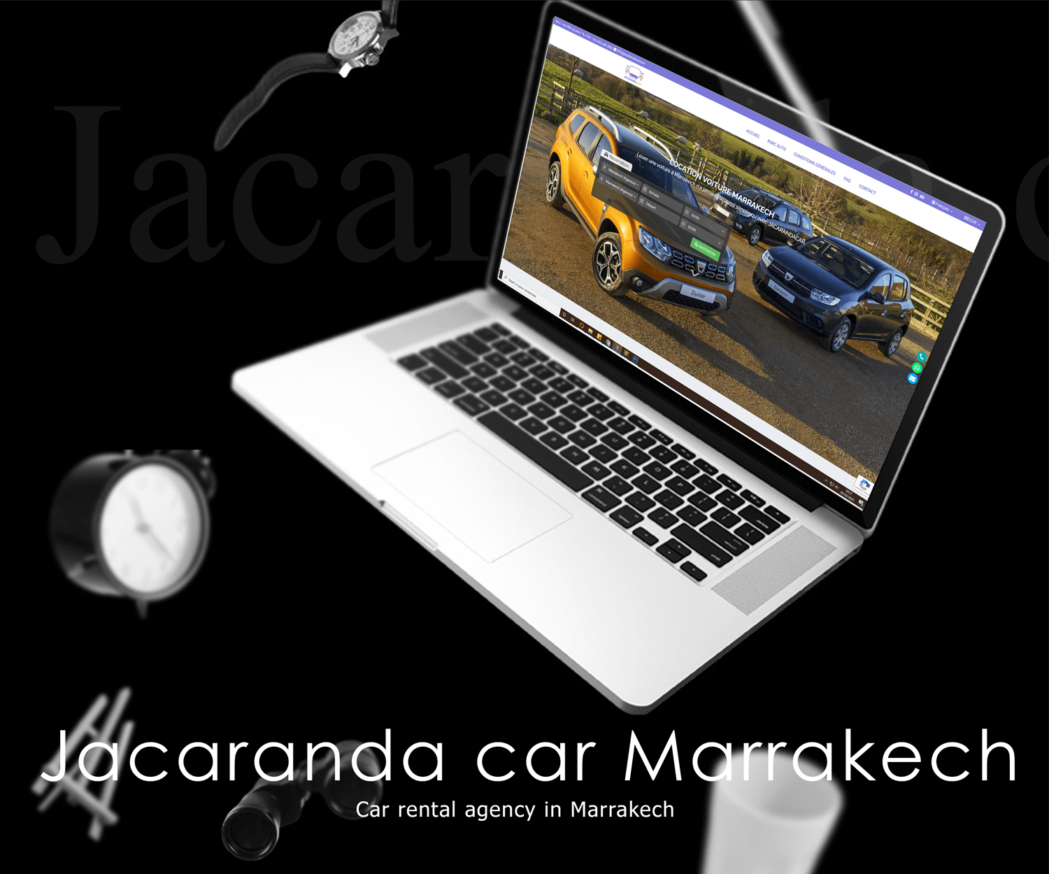 Jacarandacar car rental agency in Marrakech