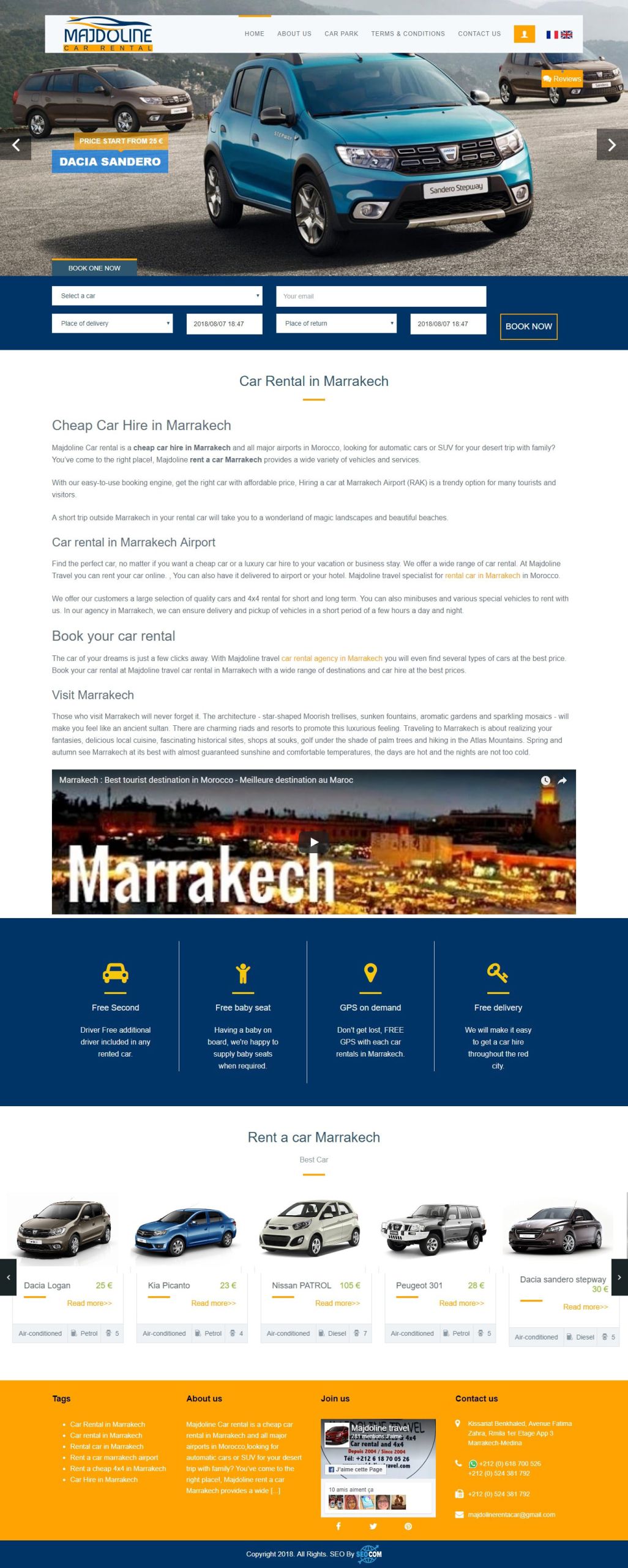 rent a car Marrakech