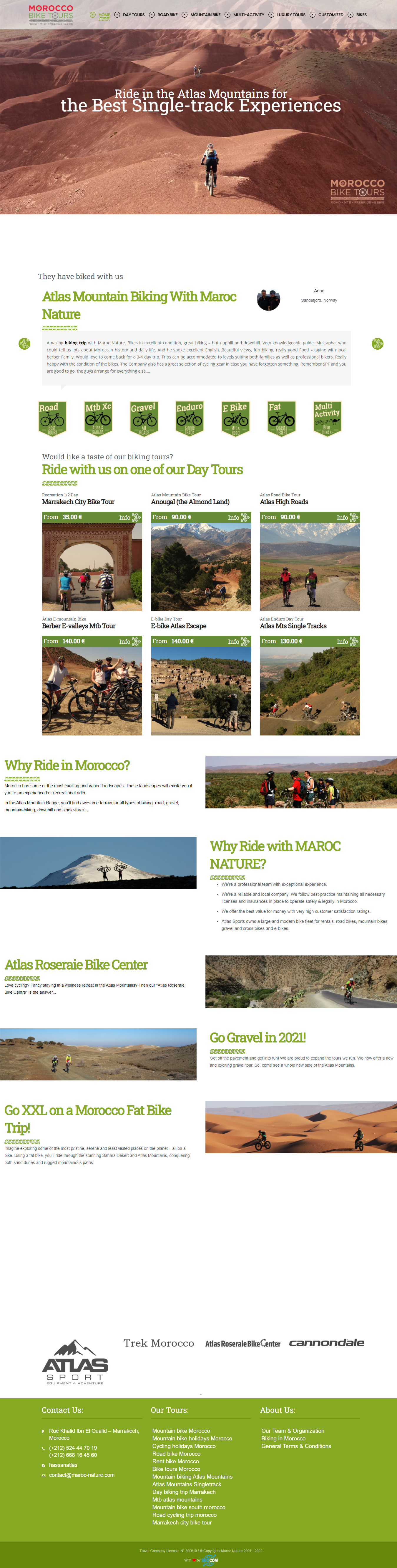 Morocco bike tours