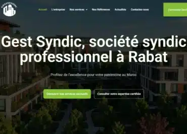 société de syndic professionnel à Rabat