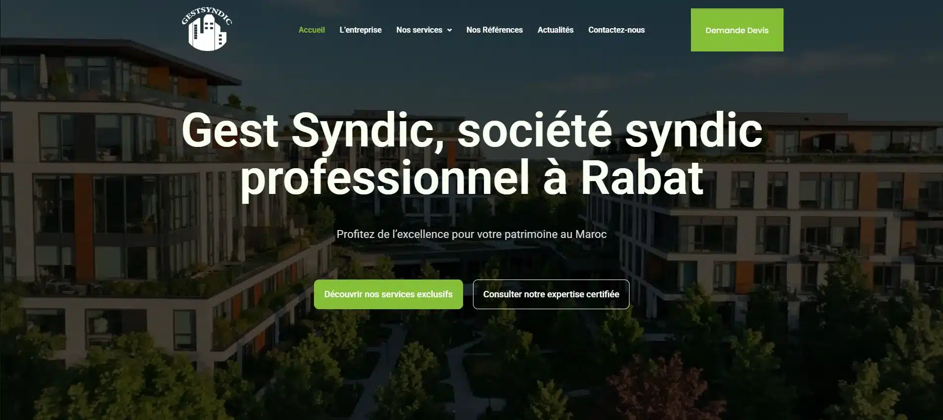 société de syndic professionnel à Rabat