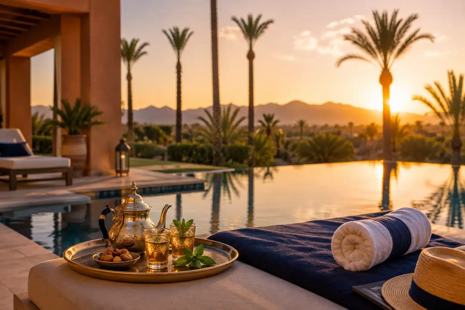 Villa de luxe piscine privée conciergerie Marrakech location saisonnière haut de gamme_resultat
